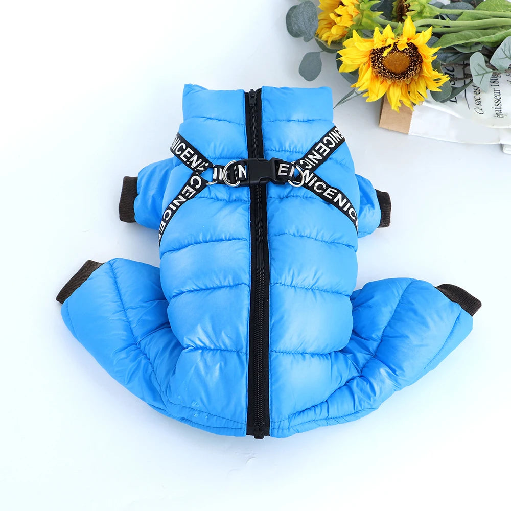 Combinaison d'Hiver "Super Warm" pour Chien – Veste Imperméable Intégrale