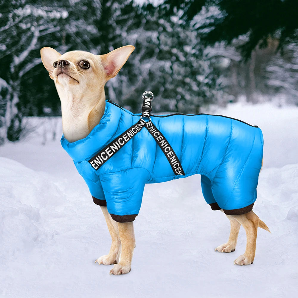 Combinaison d'Hiver "Super Warm" pour Chien – Veste Imperméable Intégrale