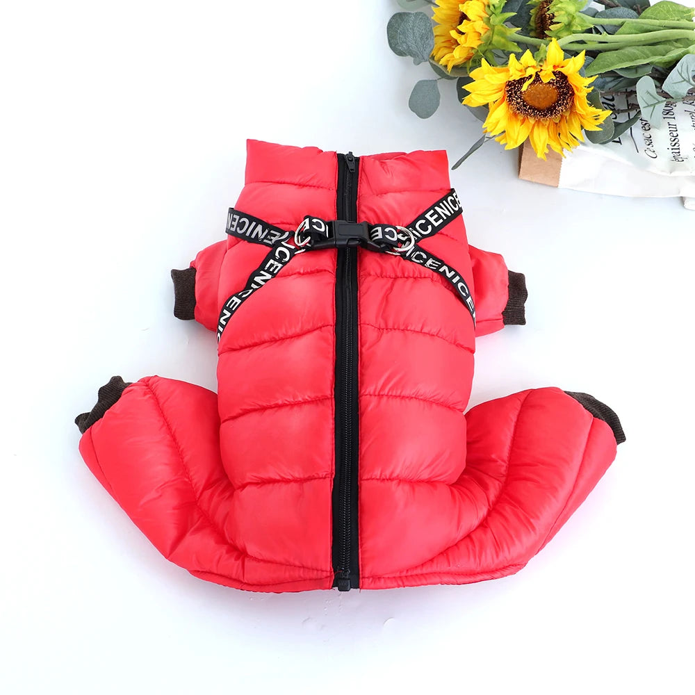 Combinaison d'Hiver "Super Warm" pour Chien – Veste Imperméable Intégrale