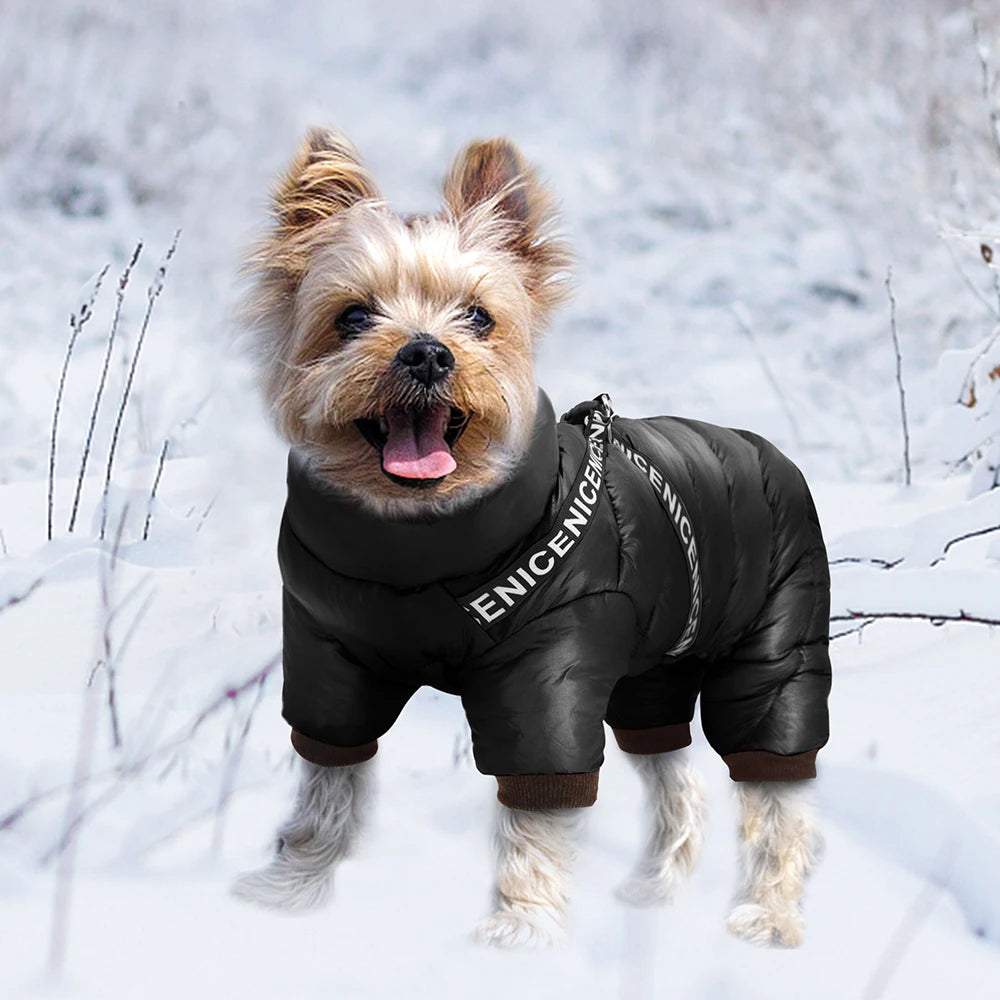 Combinaison d'Hiver "Super Warm" pour Chien – Veste Imperméable Intégrale