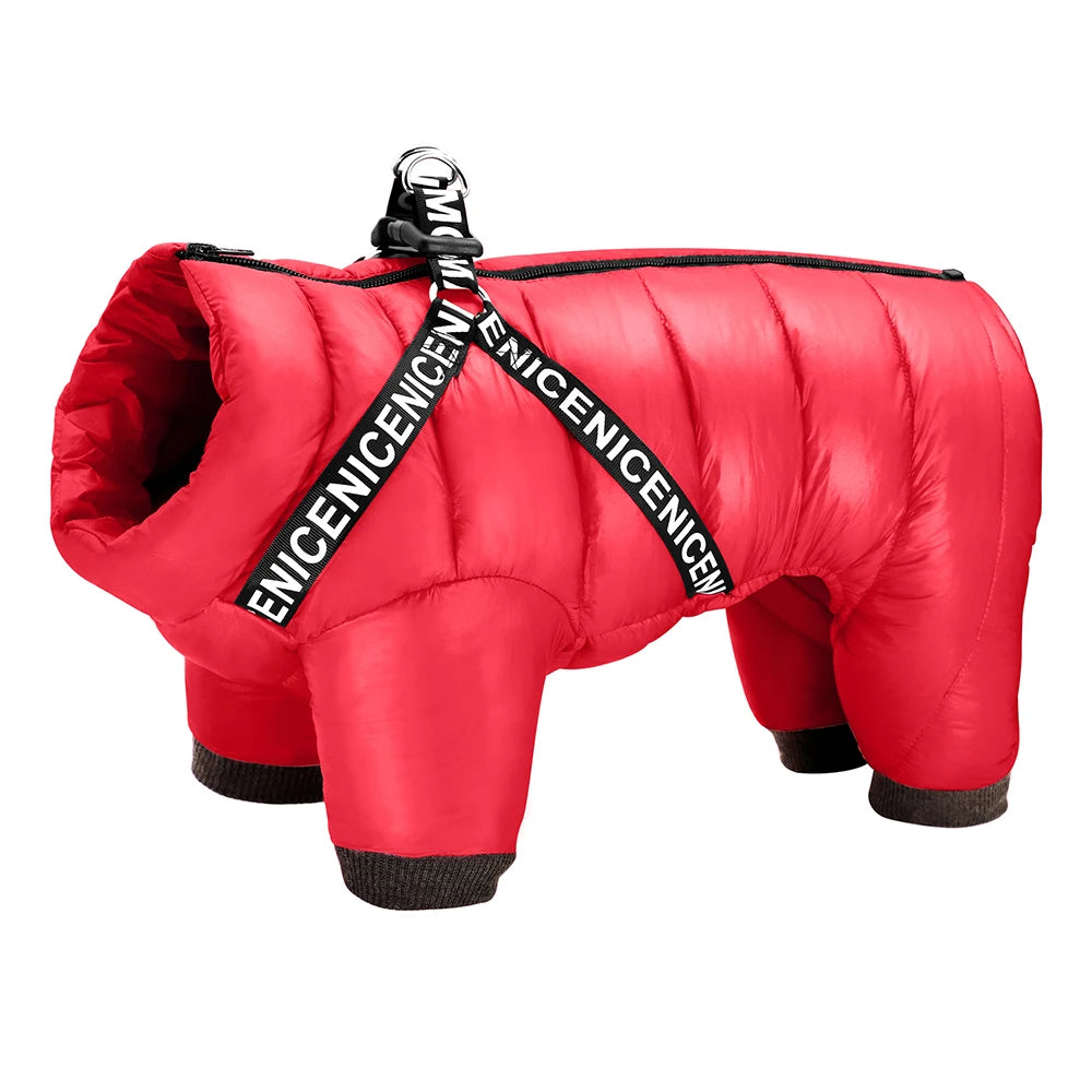 Combinaison d'Hiver "Super Warm" pour Chien – Veste Imperméable Intégrale