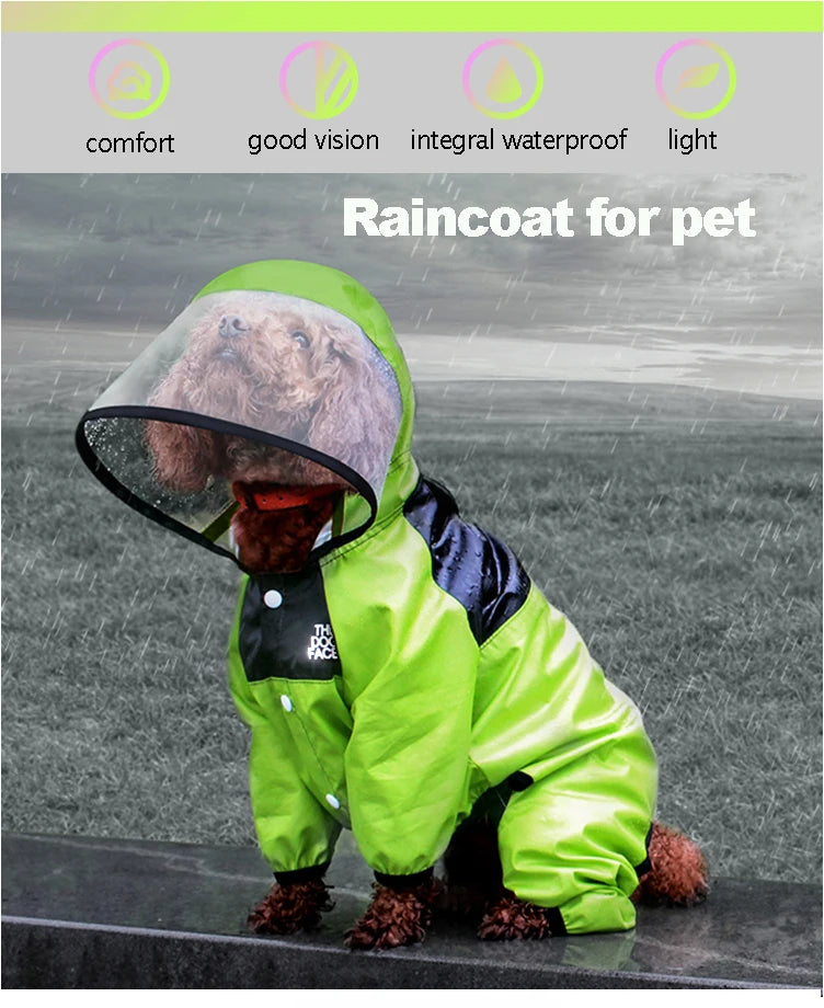 Imperméable "The Dog Face" – Veste Waterproof et Coupe-vent pour Chien