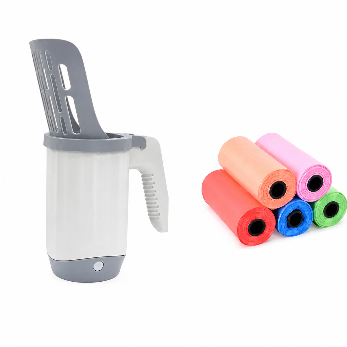 Pelle à Litière Auto-Nettoyante avec Sacs Rechargeables
