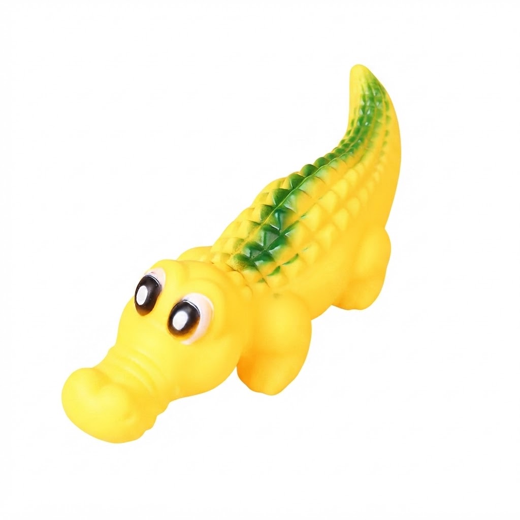 Crocodile Sonore en Caoutchouc