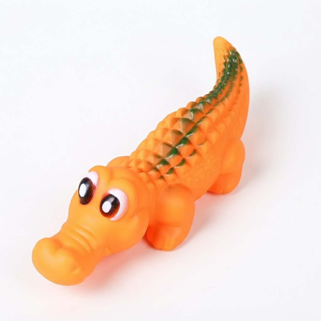Crocodile Sonore en Caoutchouc
