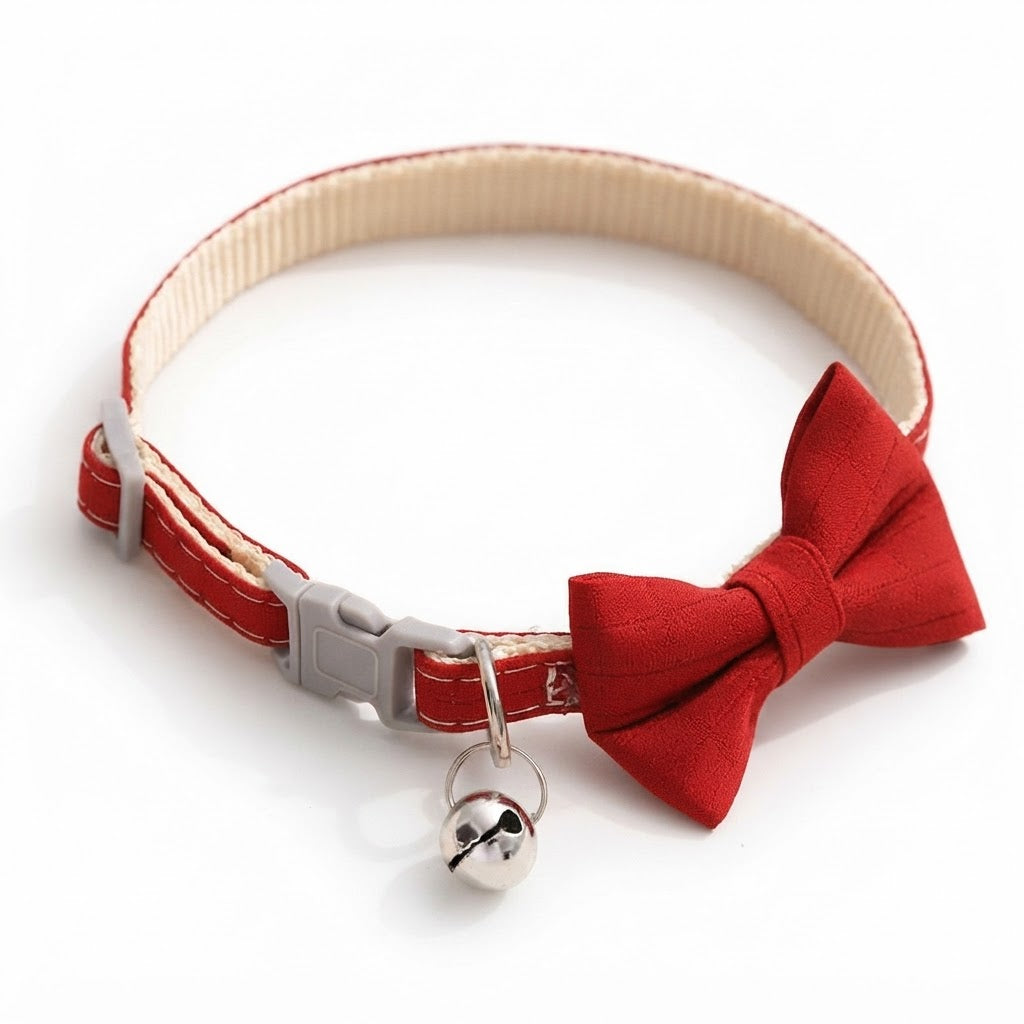 Collier à Nœud Papillon avec Clochette