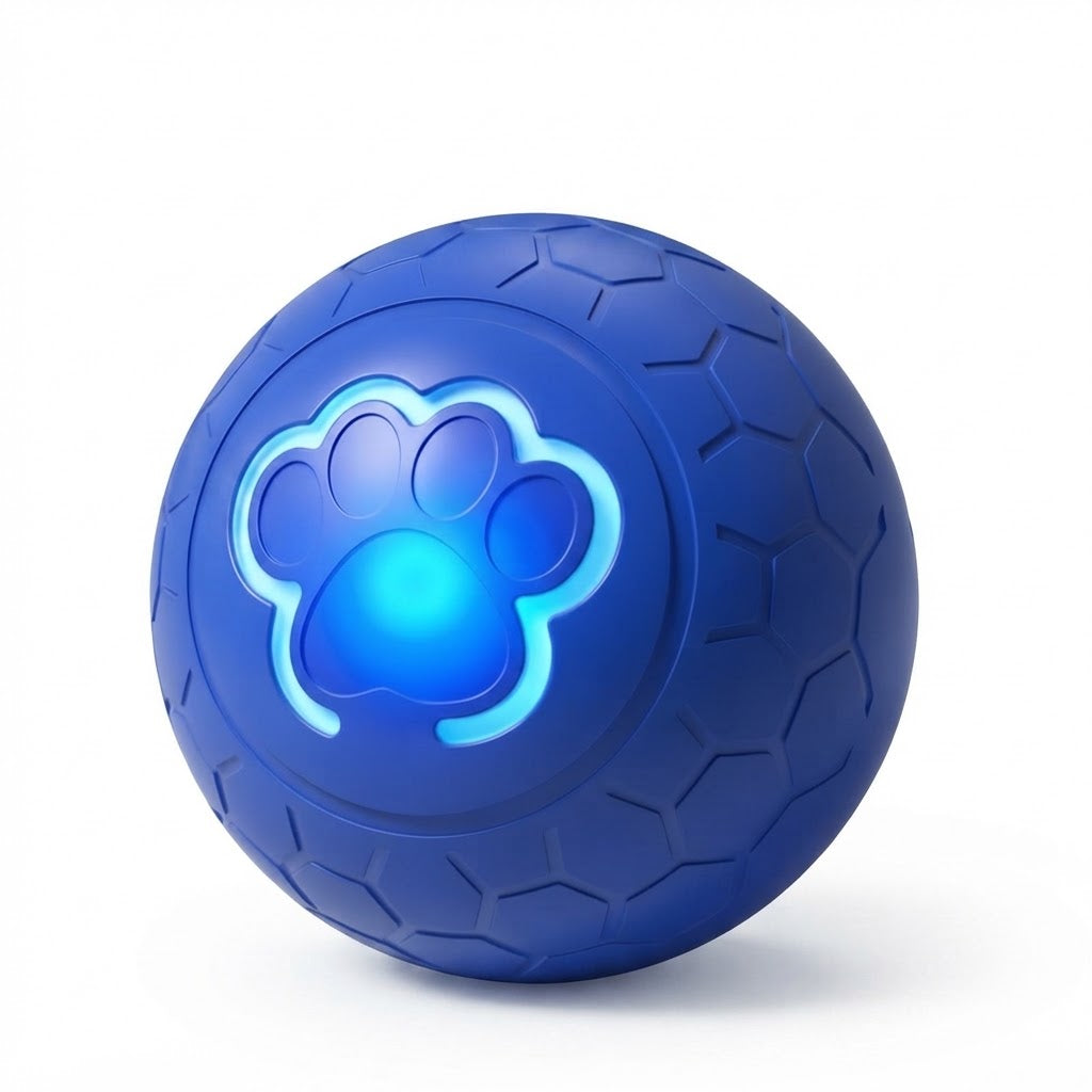Balle Intelligente Interactive pour Animaux – Jouet Automatique Rebondissant avec Lumières RGB | Recharge USB