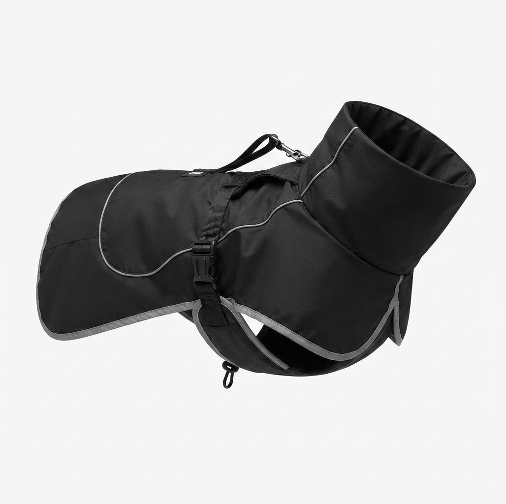 Manteau de Pluie Coupe-vent pour Chien – Imperméable avec Bande Réfléchissante