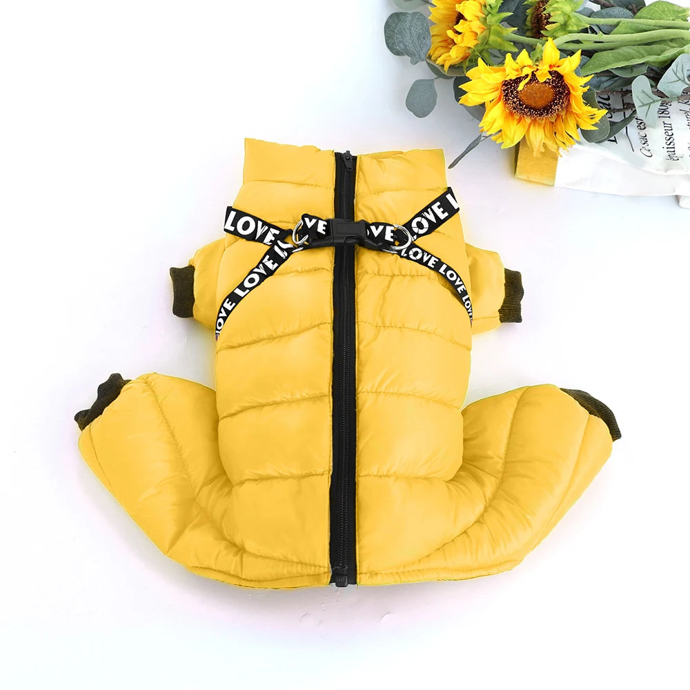 Combinaison d'Hiver "Super Warm" pour Chien – Veste Imperméable Intégrale