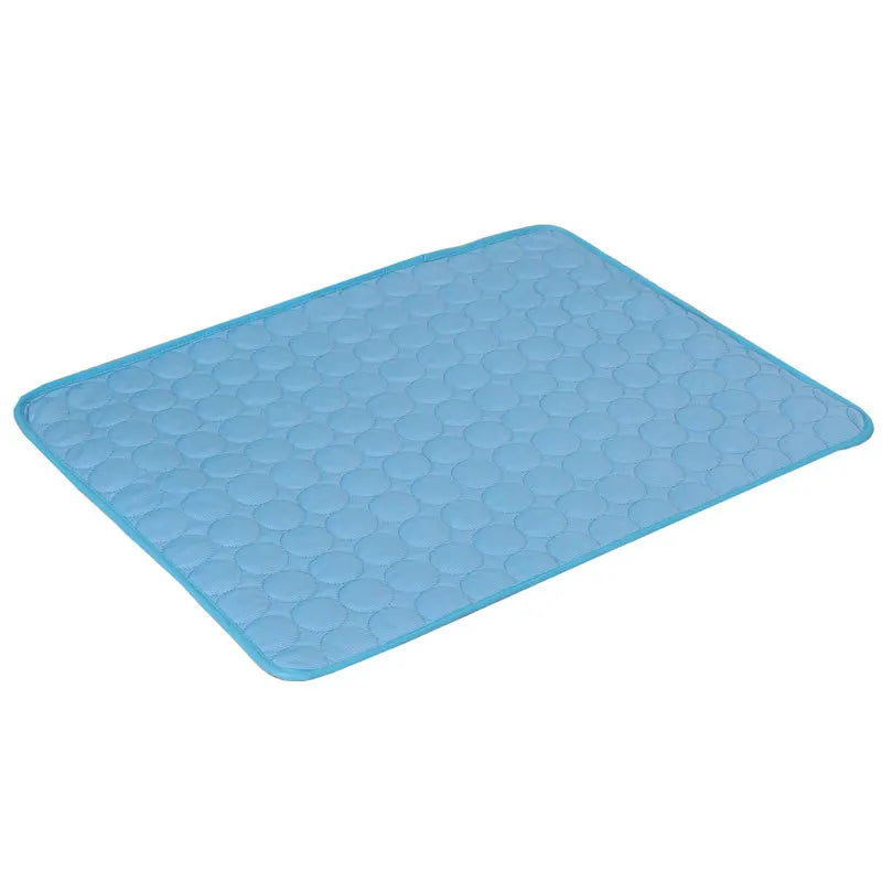 Tapis Rafraîchissant pour Chien et Chat – Lit Effet Glaçon Auto-Rafraîchissant, Ultra-Résistant pour Été (Tailles S à XL)