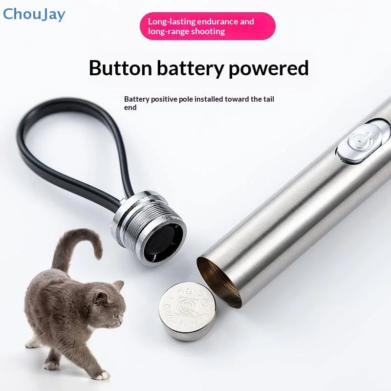 Pointeur Laser Multifonction pour Chats | Stylo Interactif avec Motifs Variables & Mode Continu