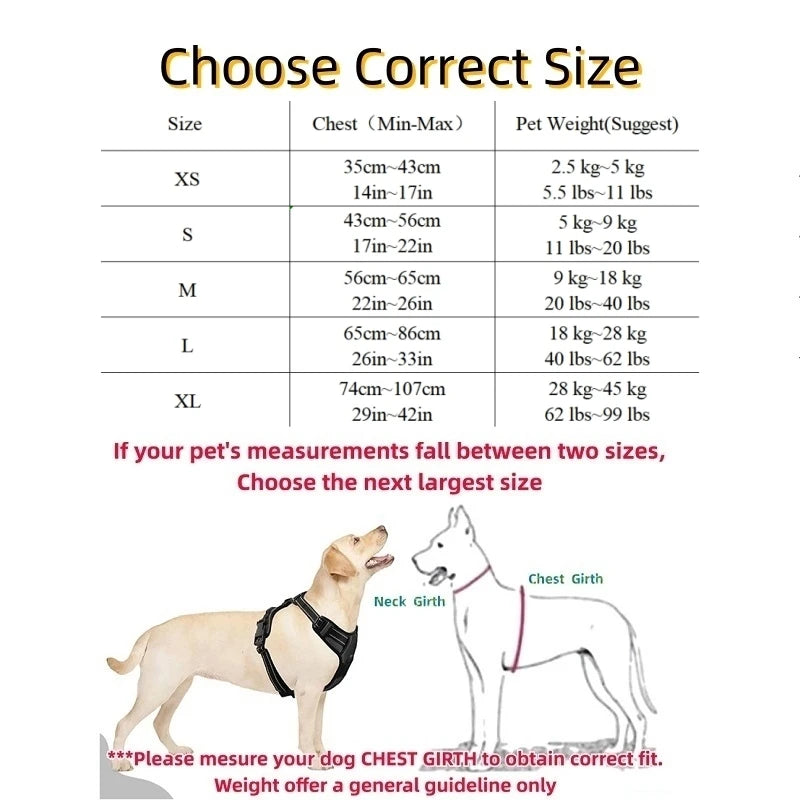 Harnais Veste Confort pour Chien