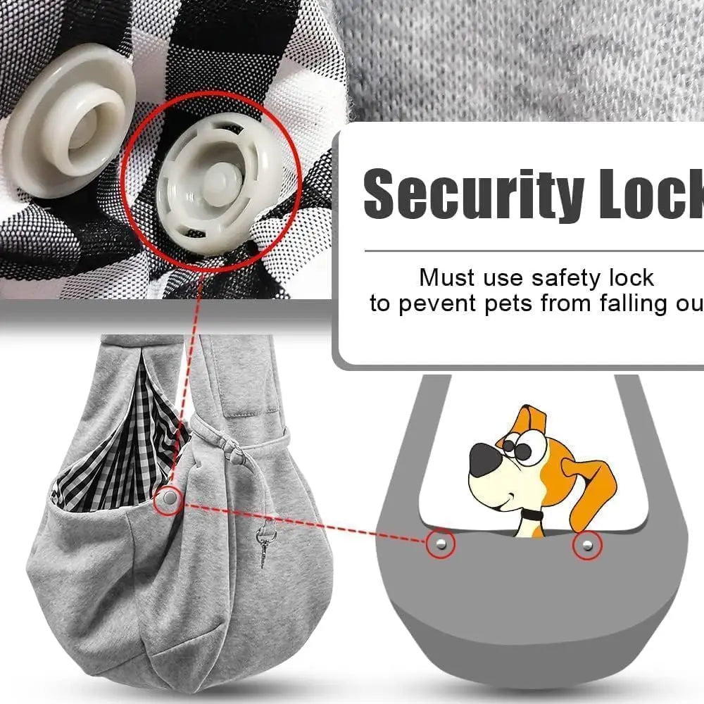 Sac Bandoulière pour Animaux : Porté Main-Libre et Sécurité Optimale