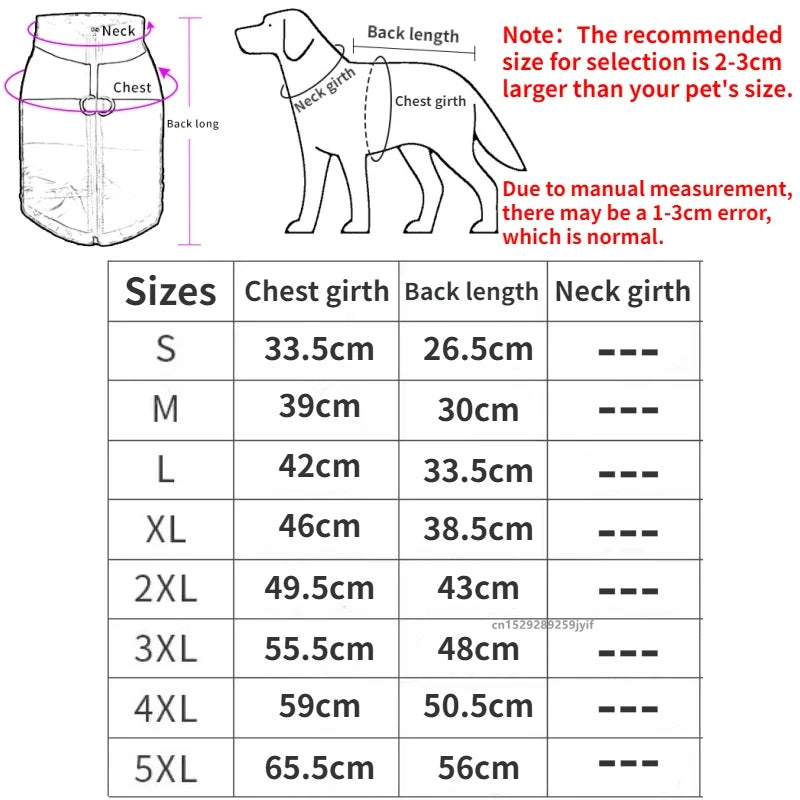 Veste d'Hiver Matelassée pour Chien – Imperméable, Chaude et Zippée