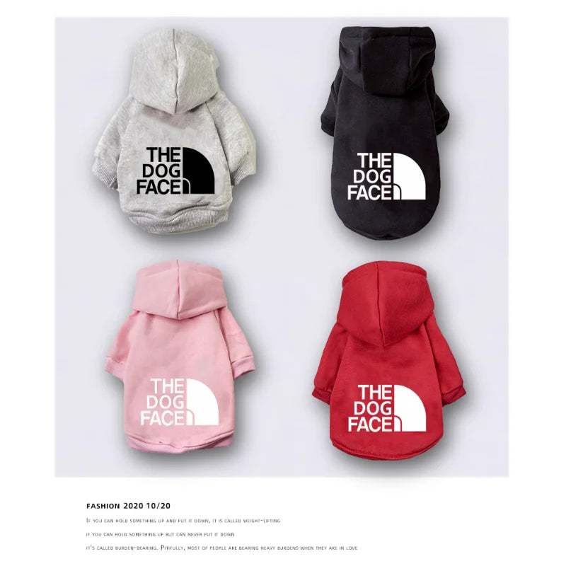 Sweat à Capuche "The Dog Face" – Hoodie Chaud et Coupe-vent pour Chien