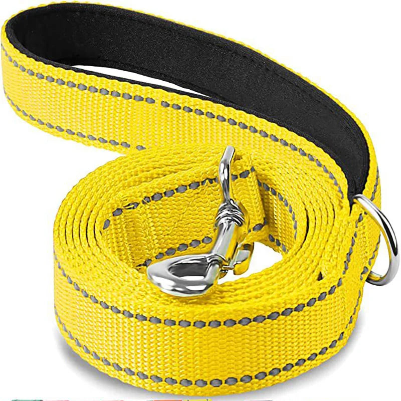 Laisse Réfléchissante pour Chien et Chat - Corde de Traction Robuste - Idéal Promenade, Dressage et Sécurité Nocturne