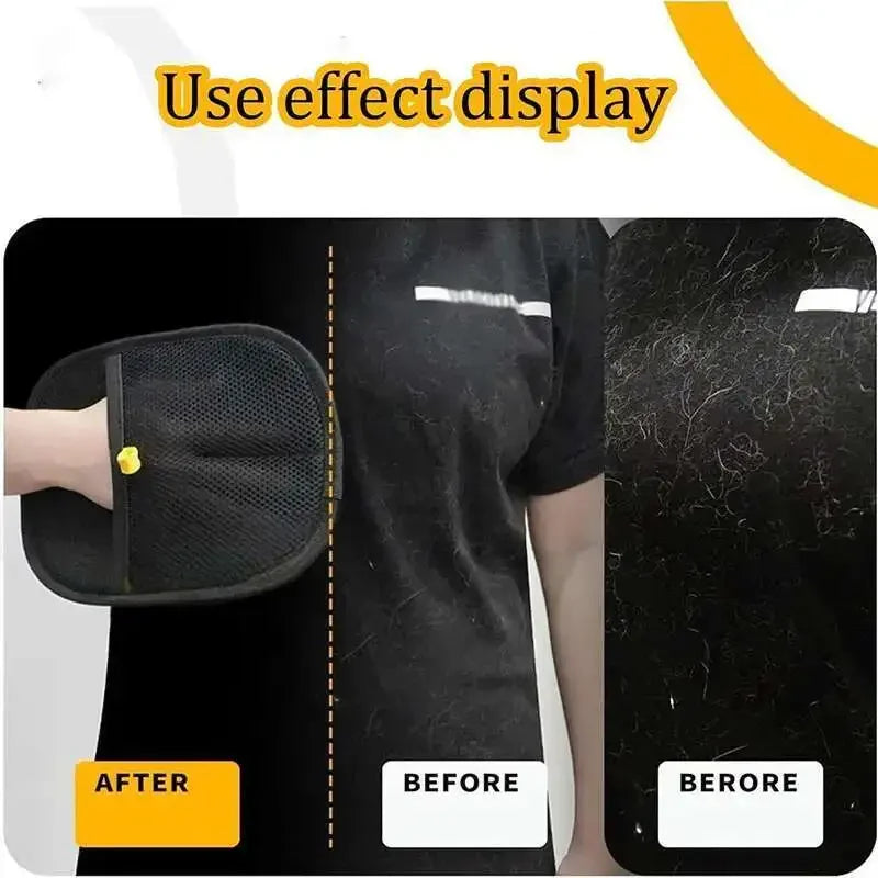 Gants de Toilettage et de Nettoyage 2-en-1