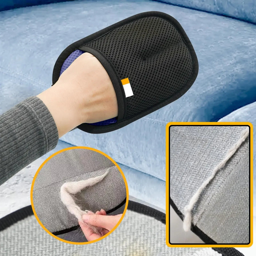 Gants de Toilettage et de Nettoyage 2-en-1