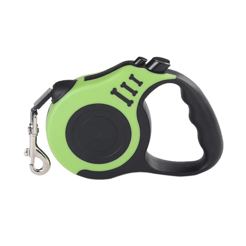 Laisse Enrouleur Automatique pour Chien et Chat - Nylon Robuste - Idéale Promenade et Course