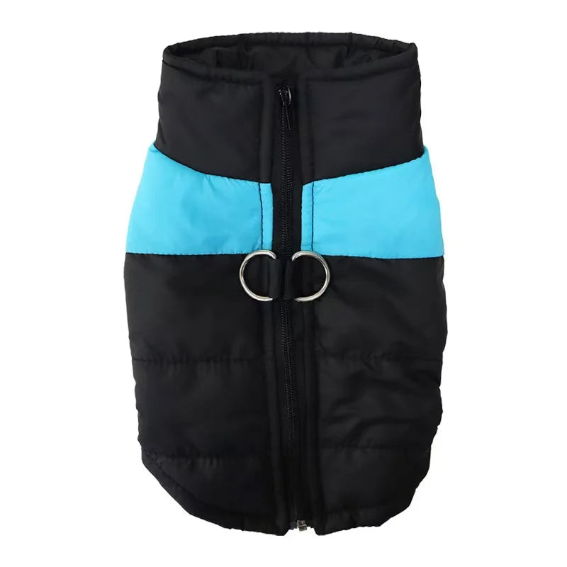 Veste d'Hiver Matelassée pour Chien – Imperméable, Chaude et Zippée