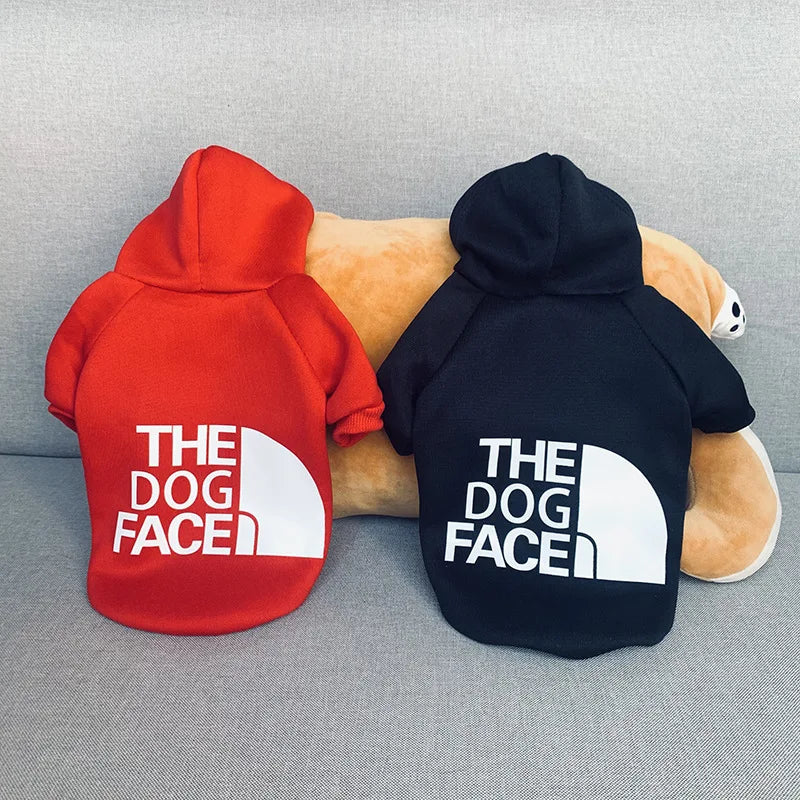 Sweat à Capuche "The Dog Face" – Hoodie Chaud et Coupe-vent pour Chien