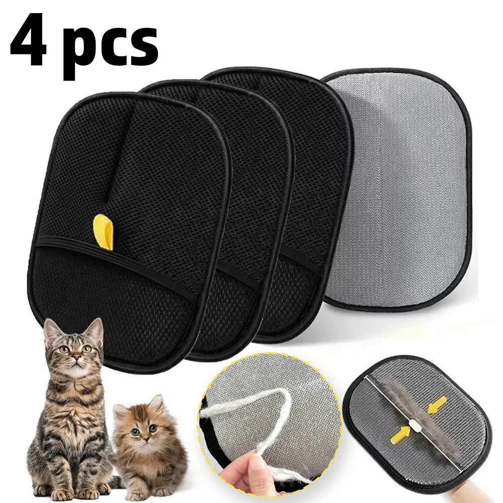 Gants de Toilettage et de Nettoyage 2-en-1