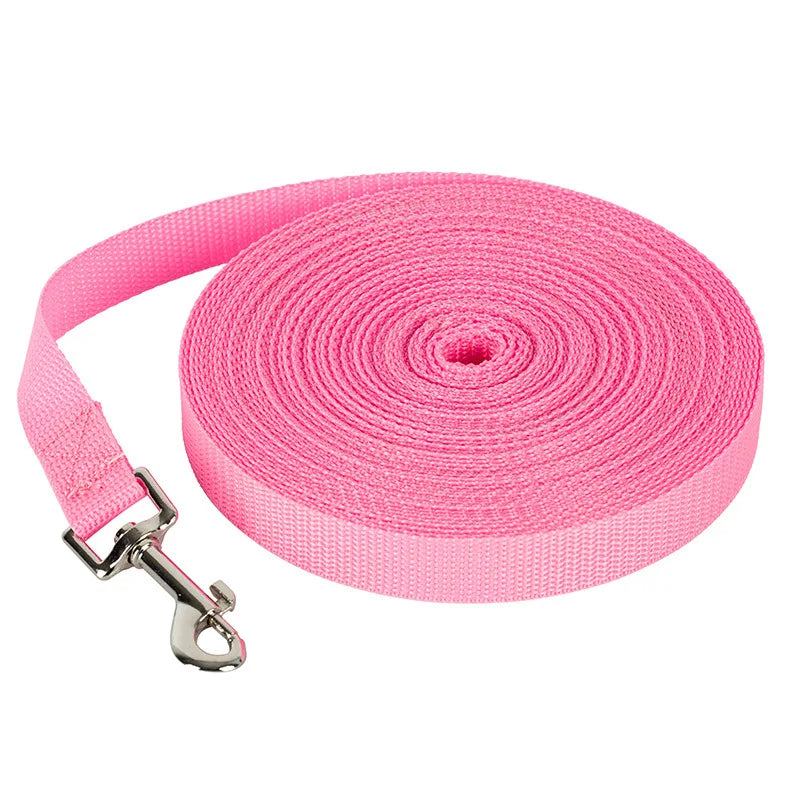Laisse en Nylon pour Chien et Chat - Multi-Longueurs - Idéale pour Marche, Course et Dressage - Pour Petits et Moyens Animaux