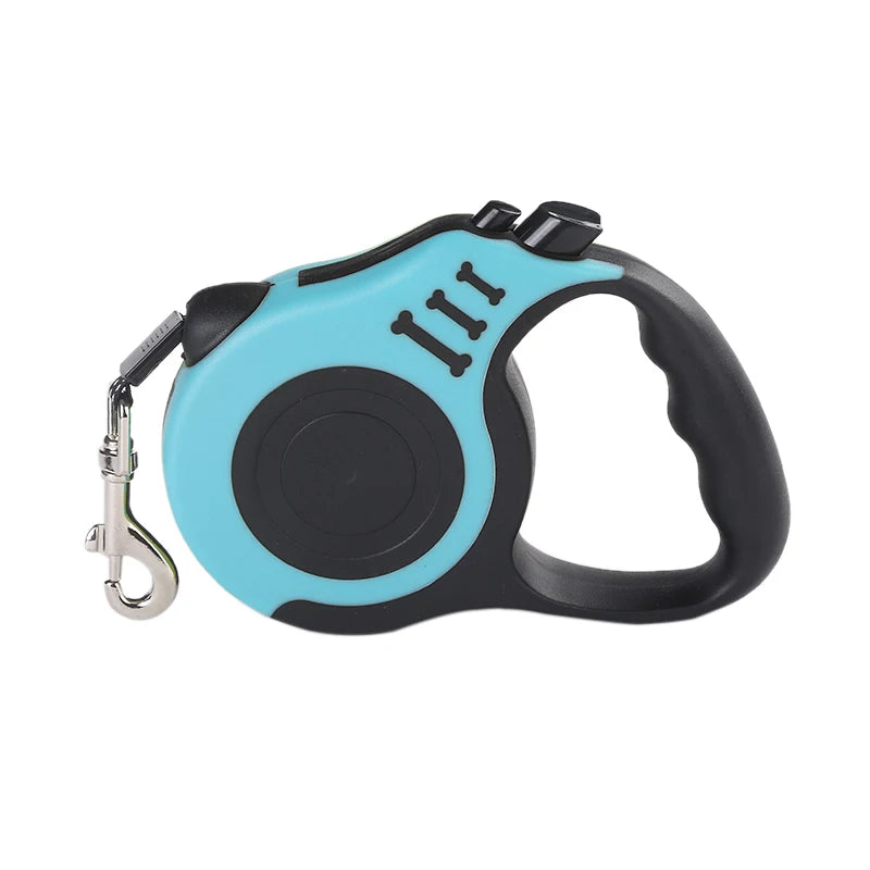 Laisse Enrouleur Automatique pour Chien et Chat - Nylon Robuste - Idéale Promenade et Course
