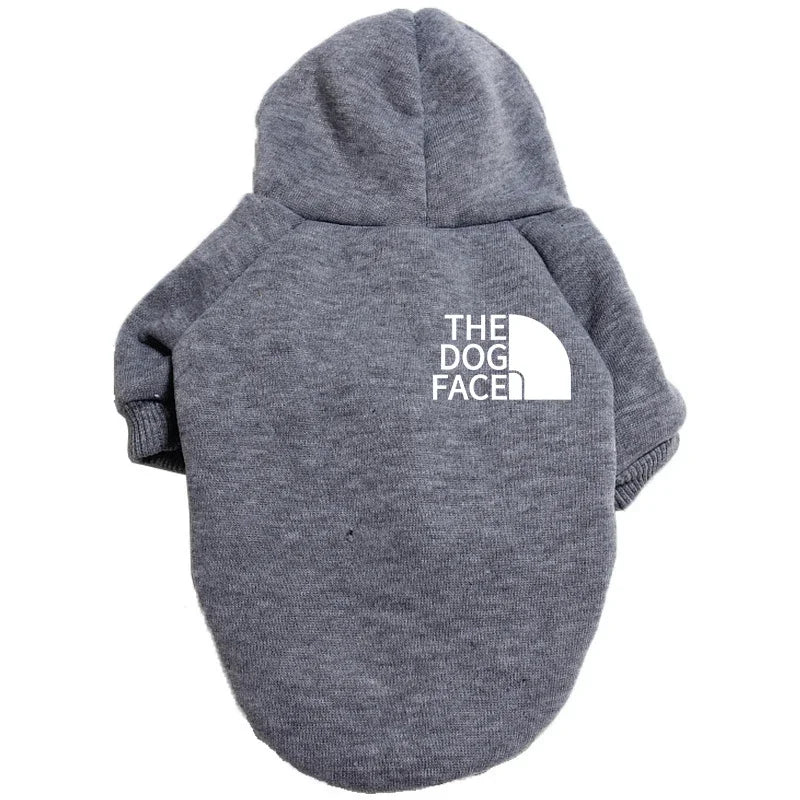 Sweat à Capuche "The Dog Face" – Hoodie Chaud et Coupe-vent pour Chien