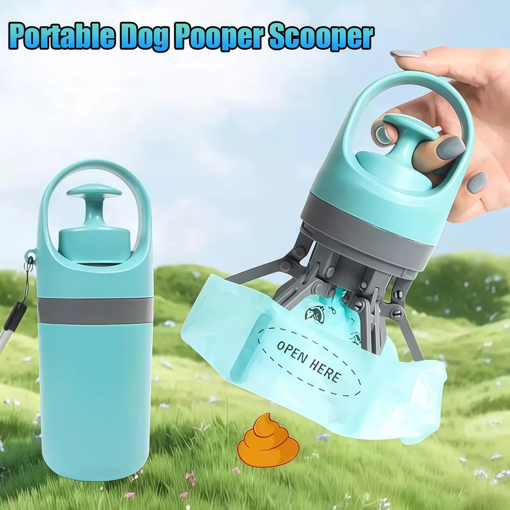 Ramasse-Crottes Portable avec Distributeur Intégré