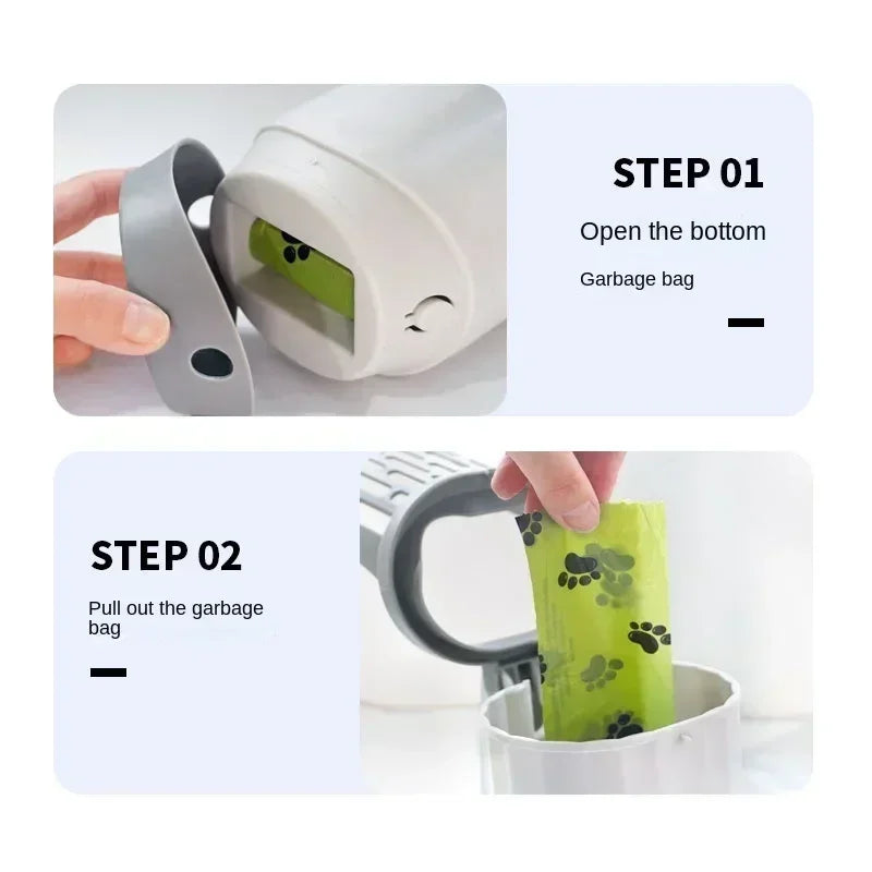 Pelle à Litière Auto-Nettoyante avec Sacs Rechargeables