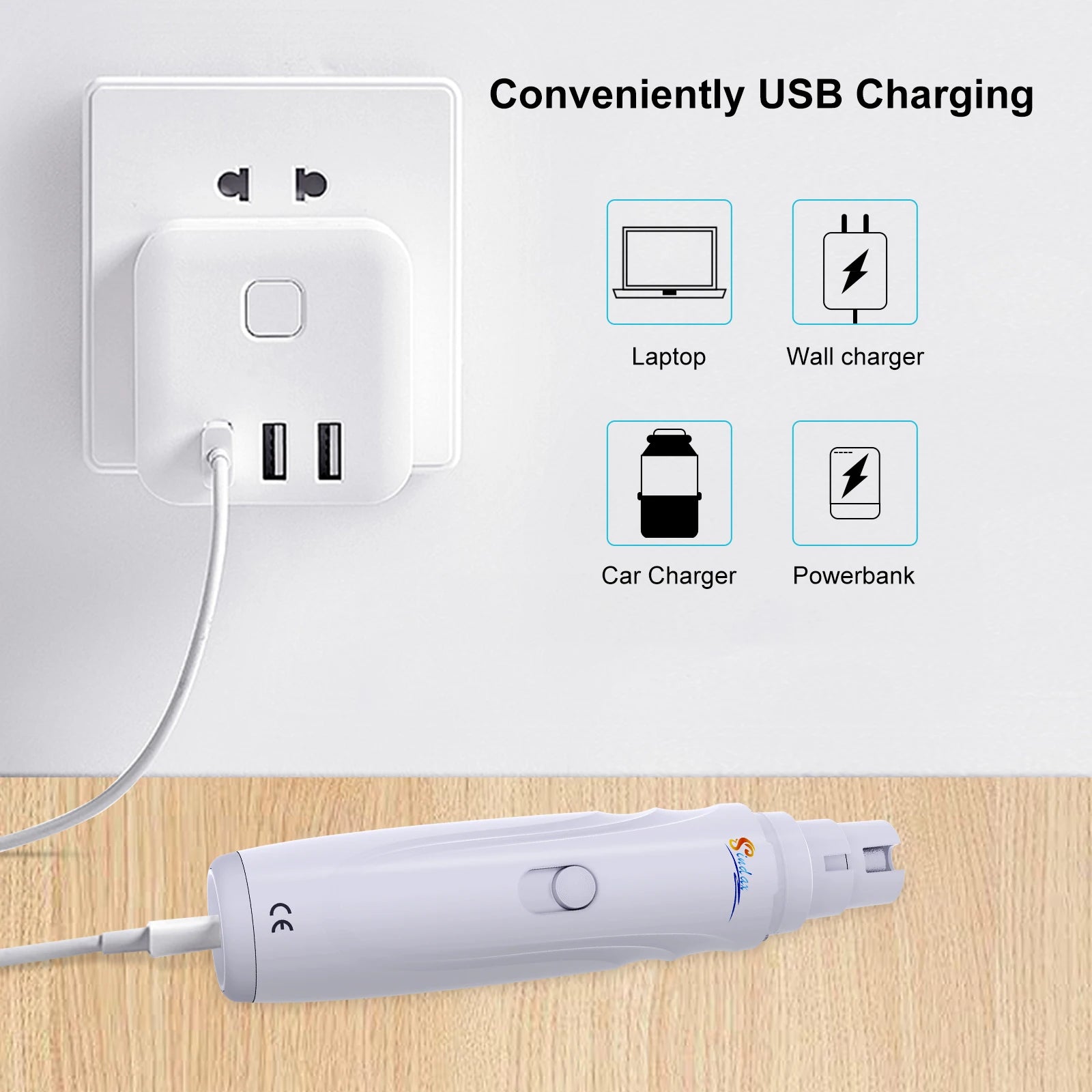Lime à Griffes Électrique USB : Le Soin des Pattes sans Douleur