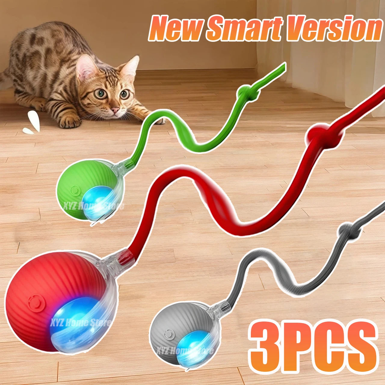 Balle Interactive Automatique pour Chat : Le Compagnon de Chasse Intelligent