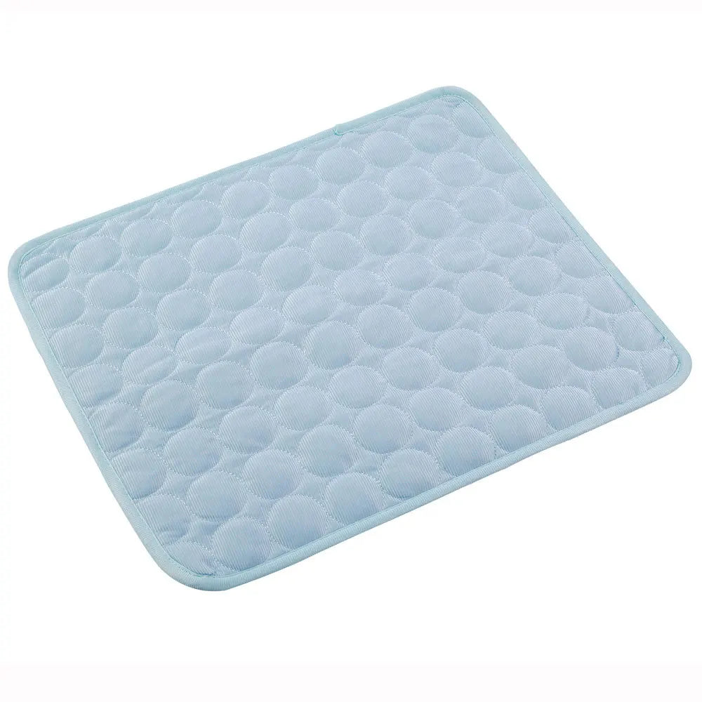 Tapis Rafraîchissant pour Chien et Chat – Lit Effet Glaçon Auto-Rafraîchissant, Ultra-Résistant pour Été (Tailles S à XL)