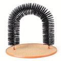 Arche de Toilettage et Massage pour Chats | Brosse Auto-Lisseur & Griffoir Interactif