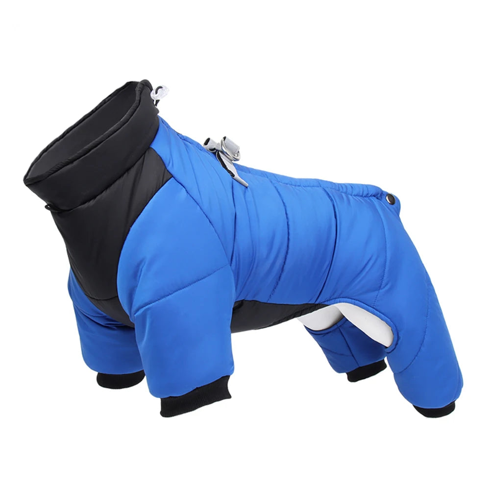 Waterproof Winter Dog Coat Clothes Thicken Warm Dog Jumpsuit Small Dogs Puppy Outfit For French Bulldog Pug Pet Jacket Clothing