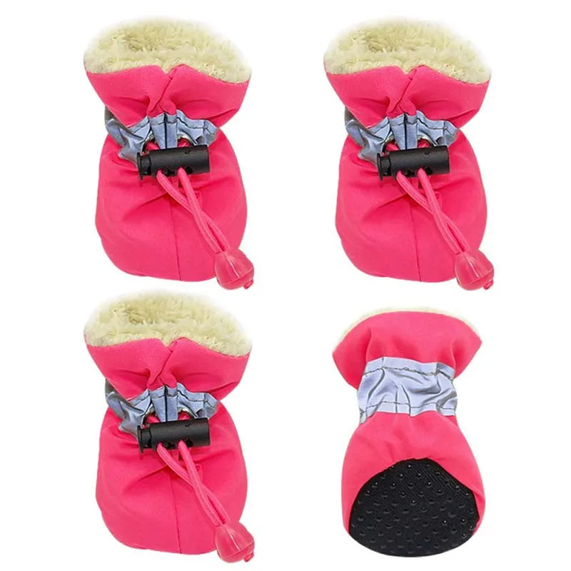 Bottines Antidérapantes et Imperméables pour Chien - Protection Hiver