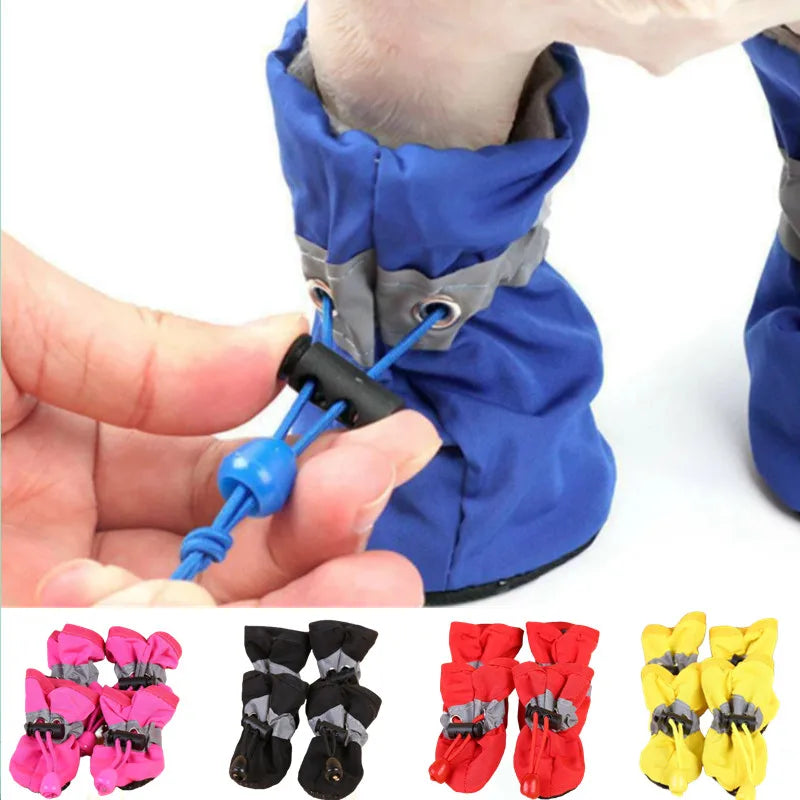 Bottines Imperméables et Antidérapantes pour Petits Chiens et Chats