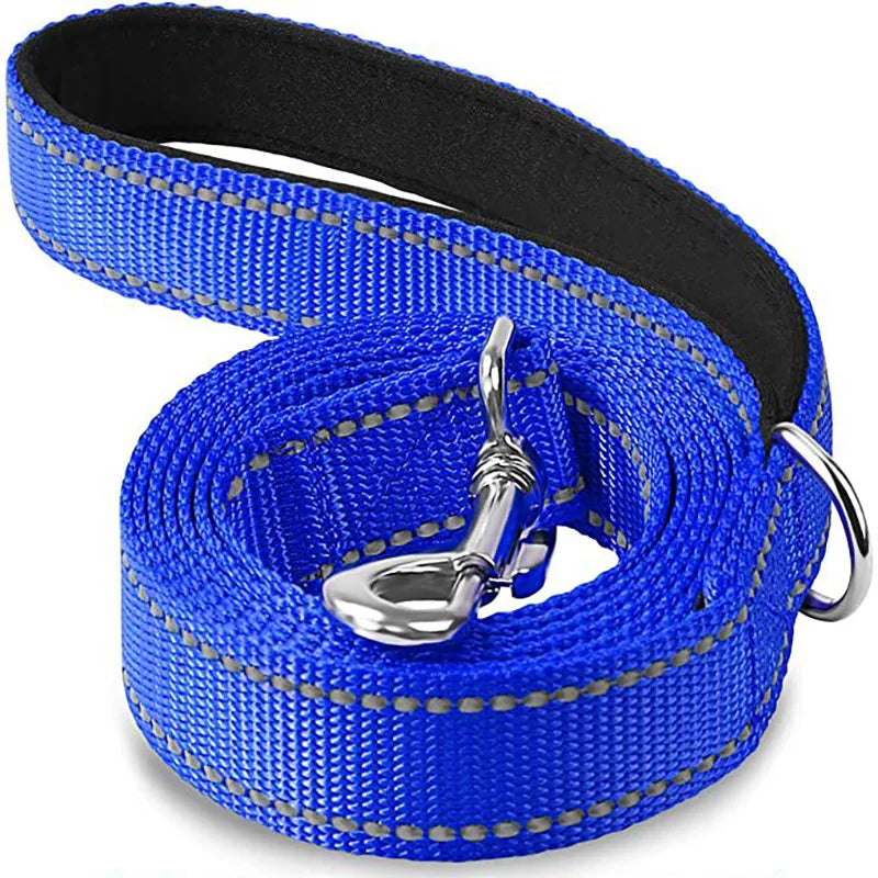 Laisse Réfléchissante pour Chien et Chat - Corde de Traction Robuste - Idéal Promenade, Dressage et Sécurité Nocturne