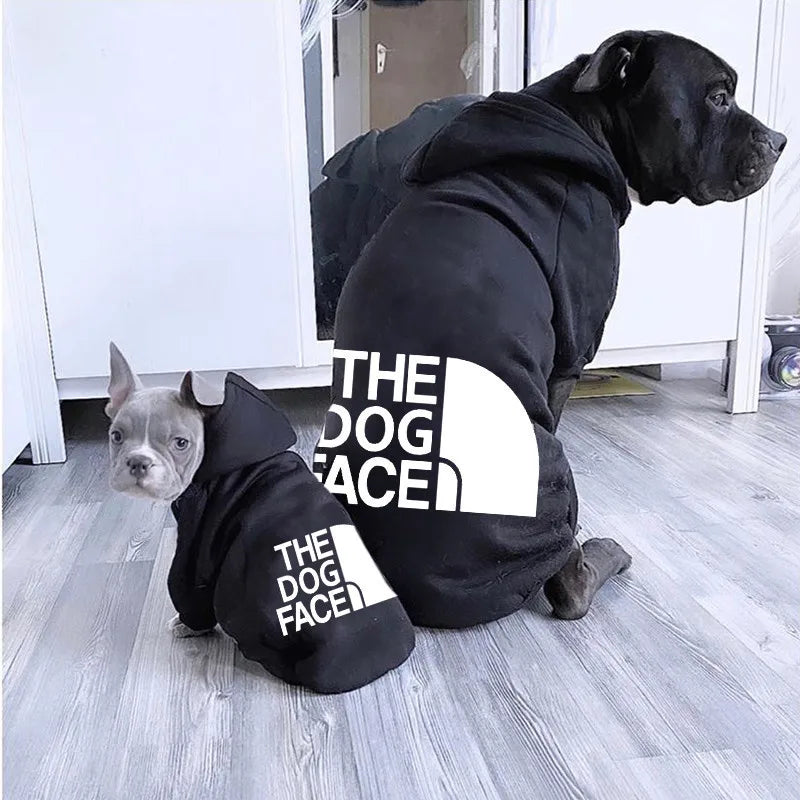 Sweat à Capuche "The Dog Face" – Hoodie Chaud et Coupe-vent pour Chien