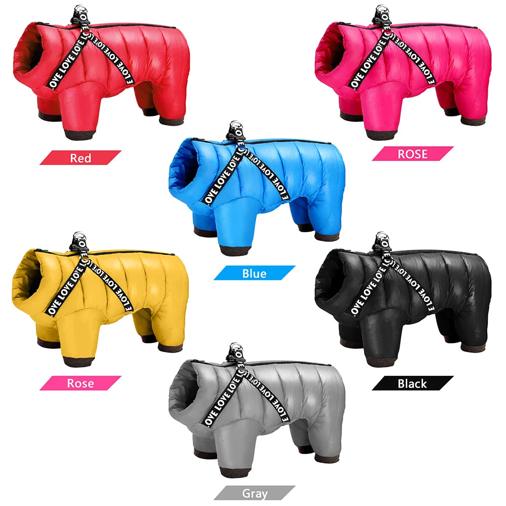 Combinaison d'Hiver "Super Warm" pour Chien – Veste Imperméable Intégrale