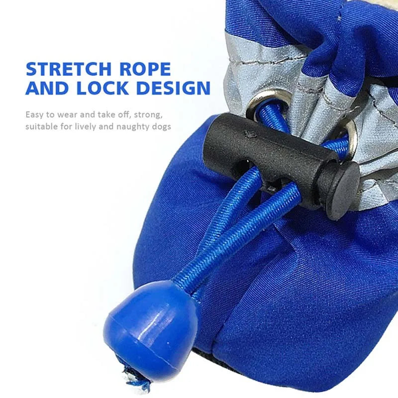 Bottines Antidérapantes et Imperméables pour Chien - Protection Hiver