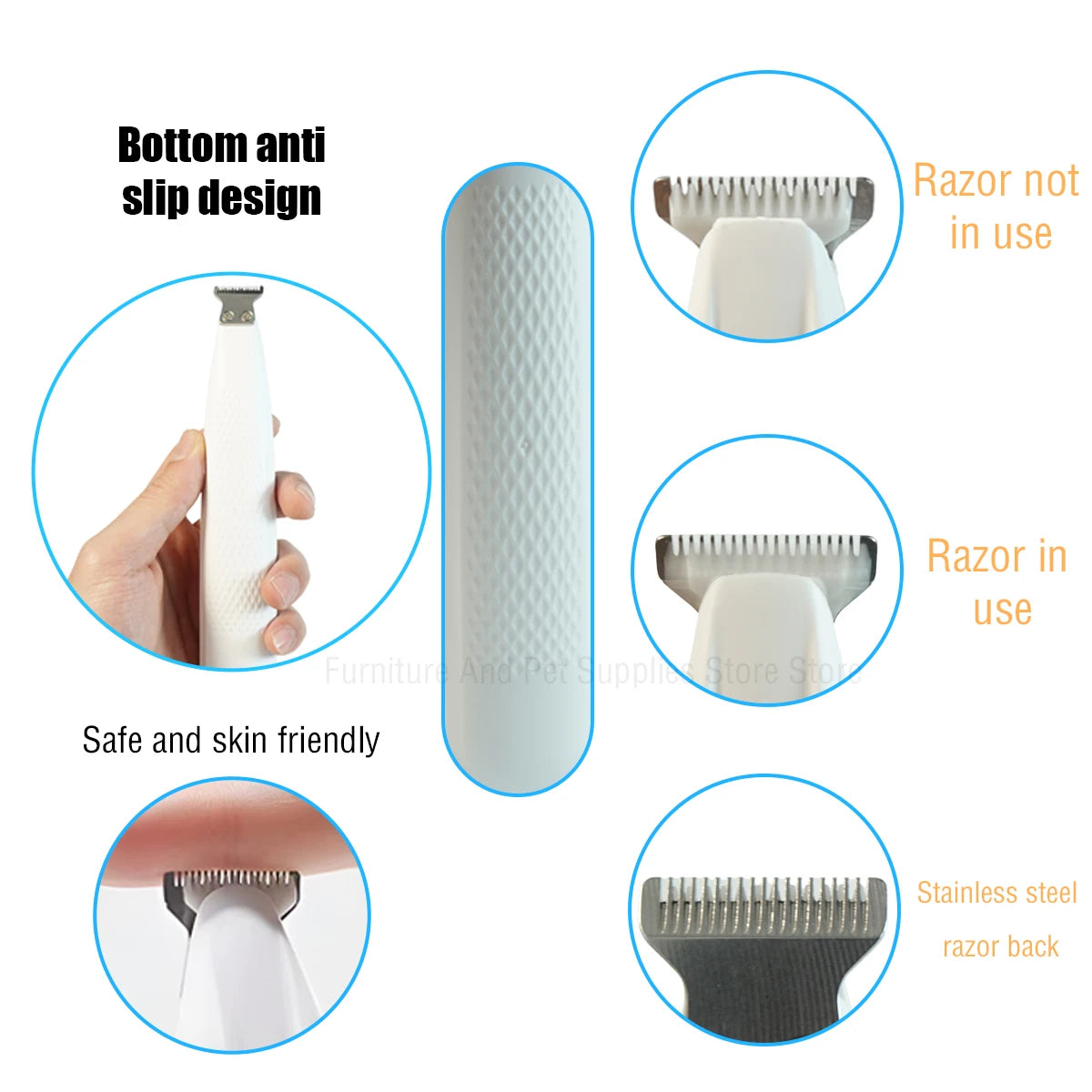 Tondeuse de Précision à LED pour Pattes : Toilettage Professionnel à Domicile