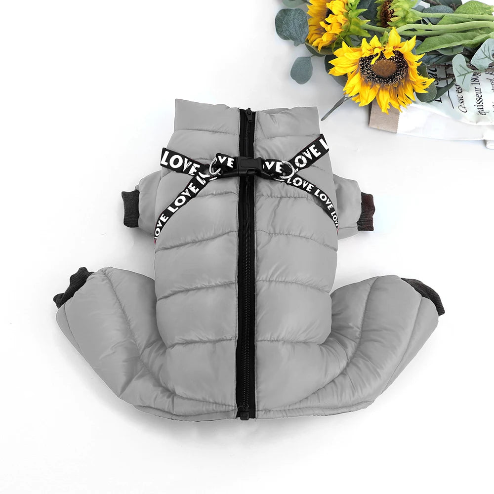 Combinaison d'Hiver "Super Warm" pour Chien – Veste Imperméable Intégrale