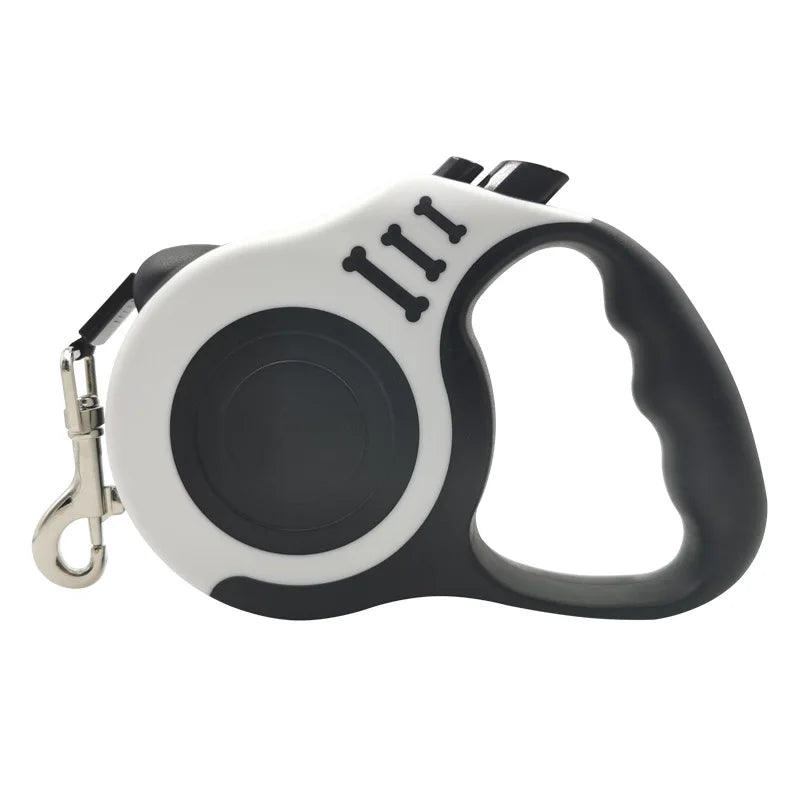 Laisse Enrouleur Automatique pour Chien et Chat - Nylon Robuste - Idéale Promenade et Course