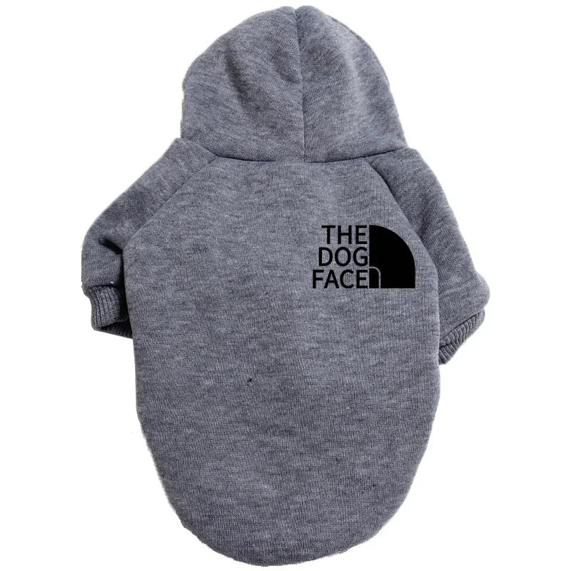 Sweat à Capuche "The Dog Face" – Hoodie Chaud et Coupe-vent pour Chien