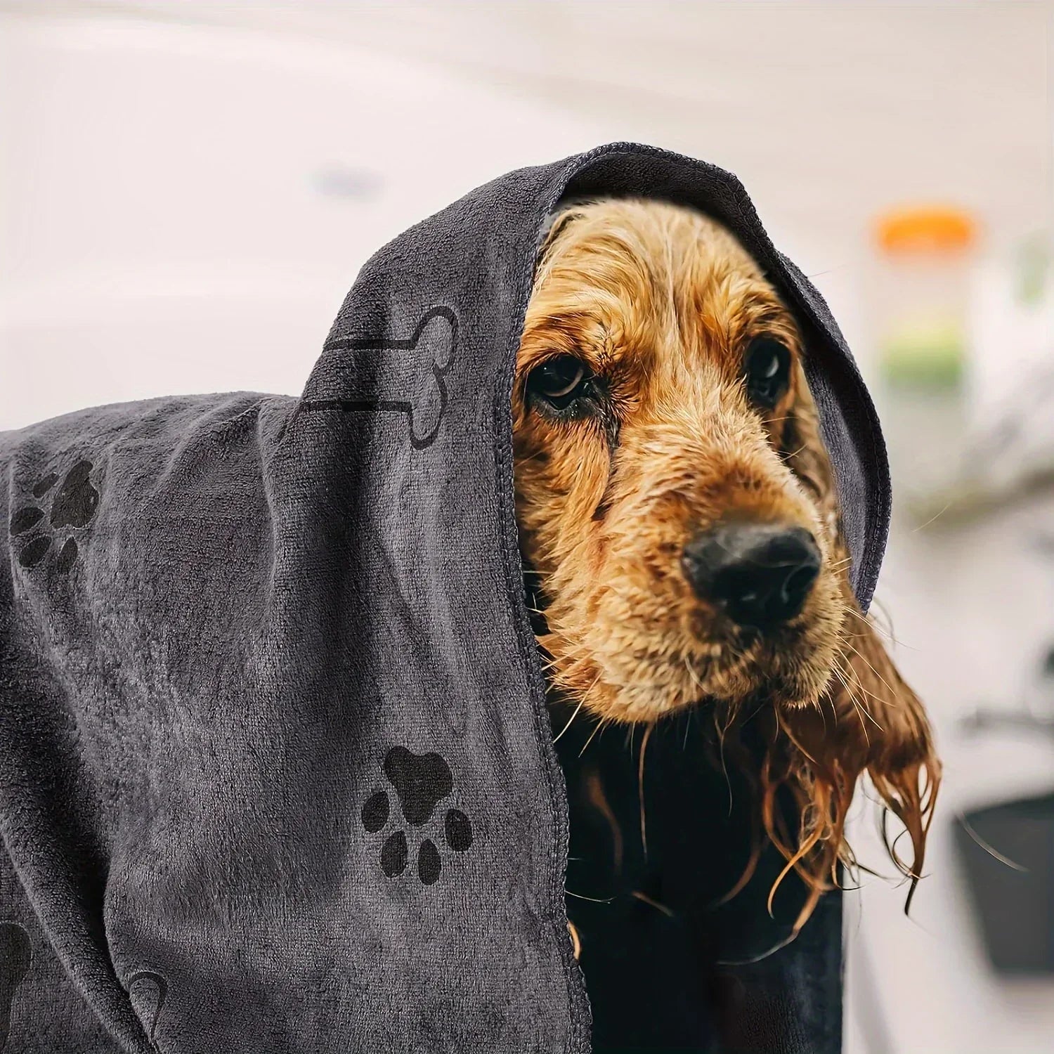 Serviette de Bain pour Animaux en Microfibre : Absorption Ultime et Séchage Rapide