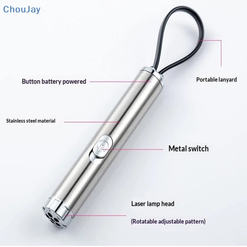 Pointeur Laser Multifonction pour Chats | Stylo Interactif avec Motifs Variables & Mode Continu