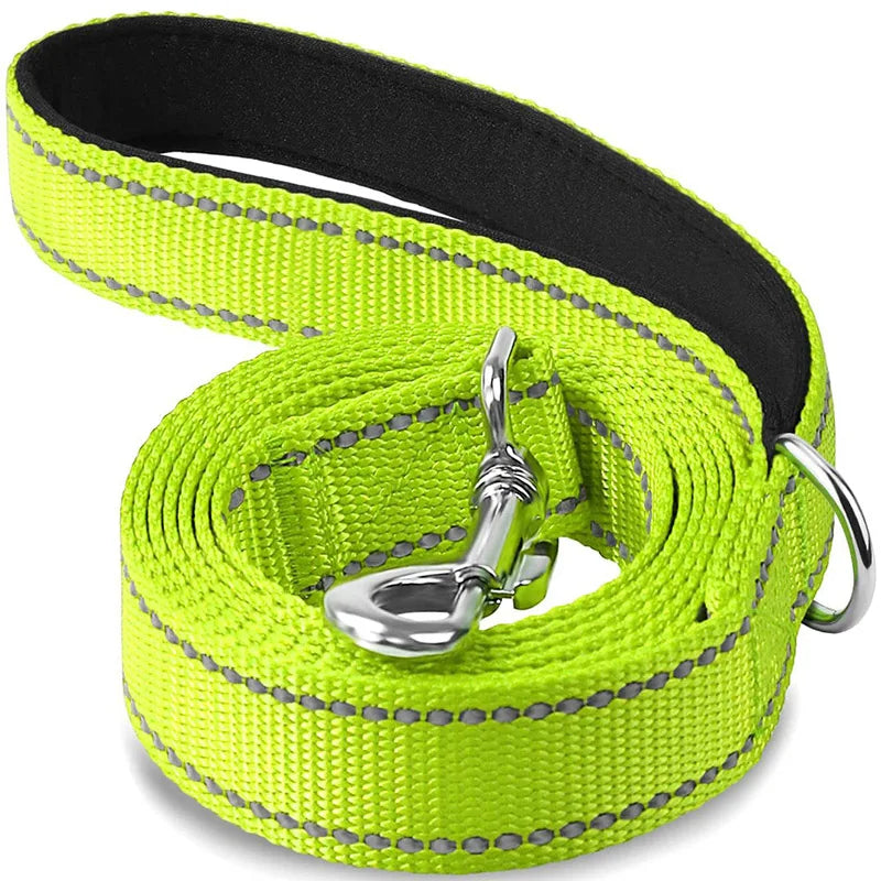 Laisse Réfléchissante pour Chien et Chat - Corde de Traction Robuste - Idéal Promenade, Dressage et Sécurité Nocturne