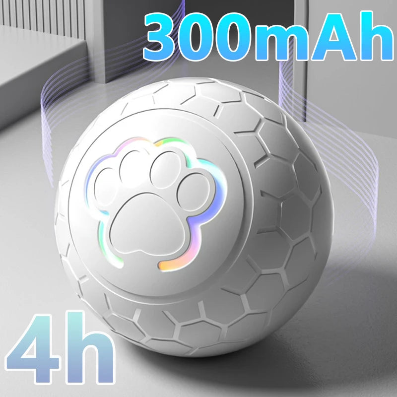 Interactive Smart Ball for Pets – Automatic Bouncing Toy with RGB Lights | USB Rechargeable